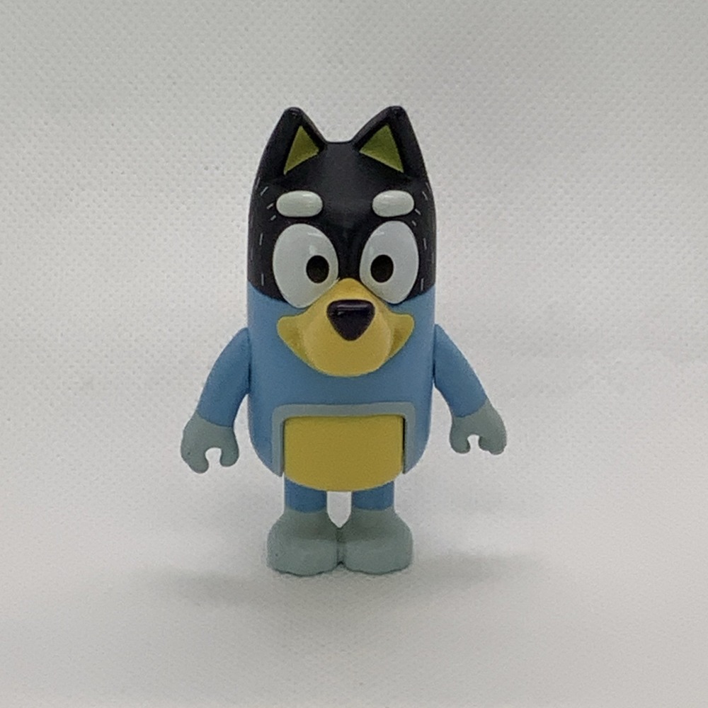 Bluey & Friends Bandit Replacement 3.25" Action Figure Poseable Toy Blue‎ Heeler